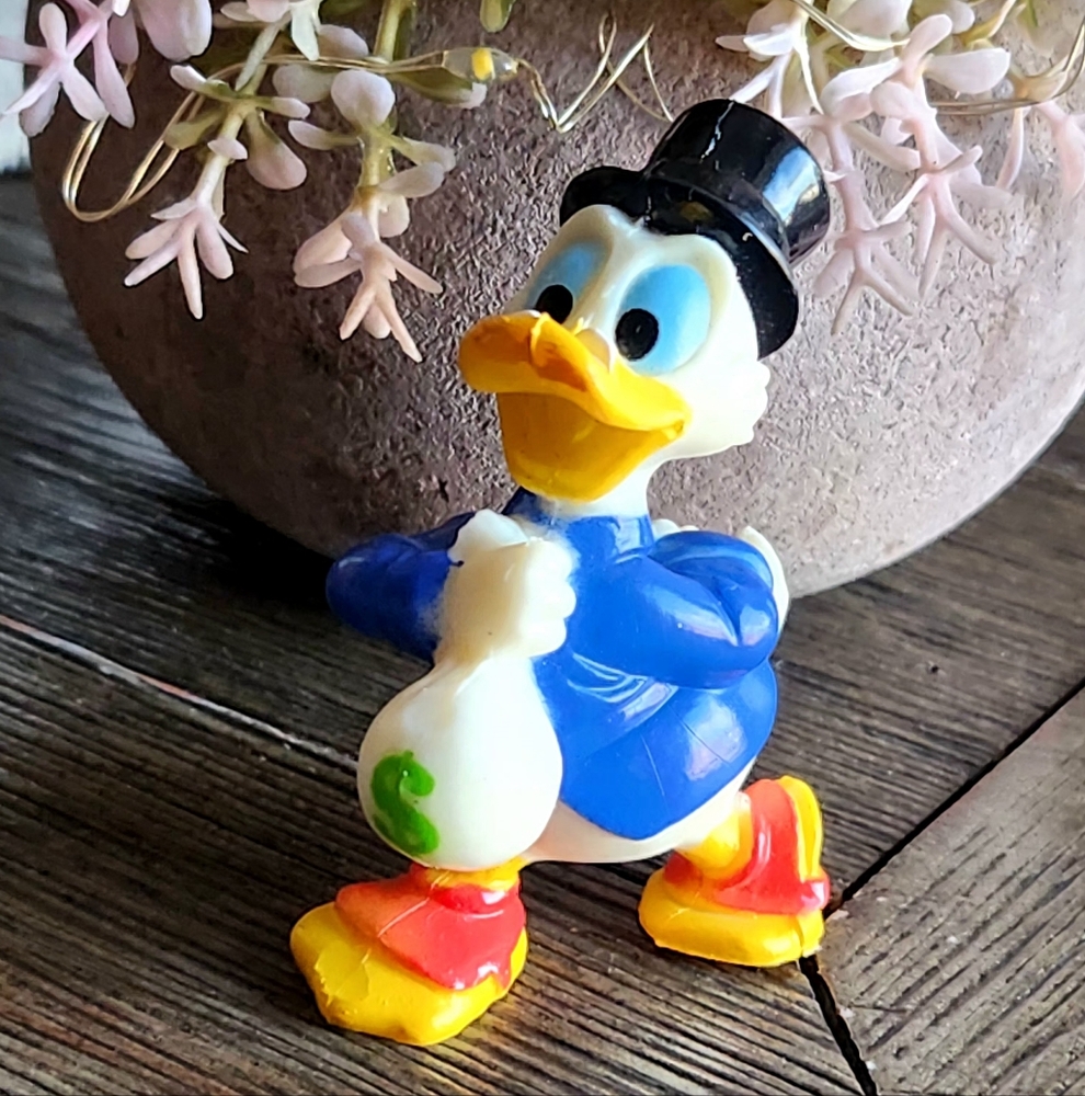 Vtg 1991 Kelloggs Disney Afternoon Duck Tales "Scrooge McDuck" PVC Figurine